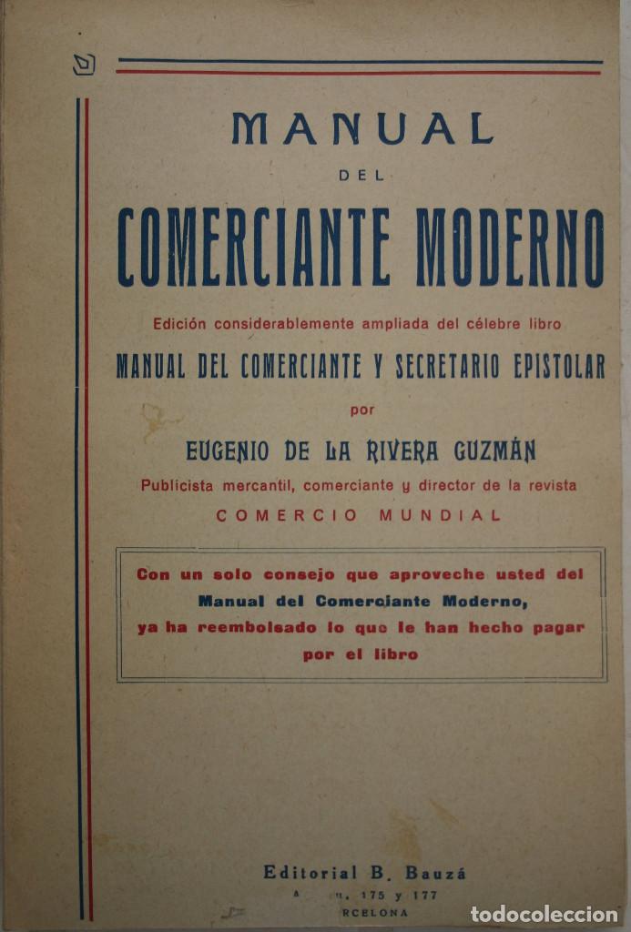 Libros antiguos: Manual del comerciante moderno 	(1929) - Foto 1