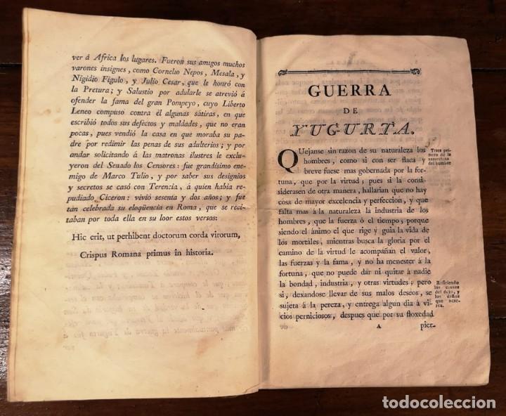 Libros antiguos: Salustio traducido en Castellano - Foto 6