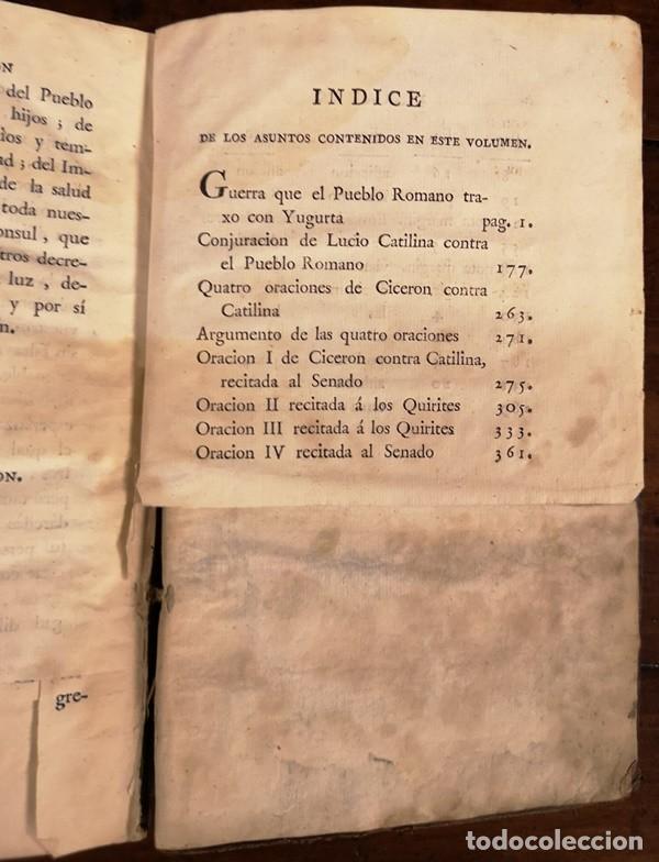 Libros antiguos: Salustio traducido en Castellano - Foto 11