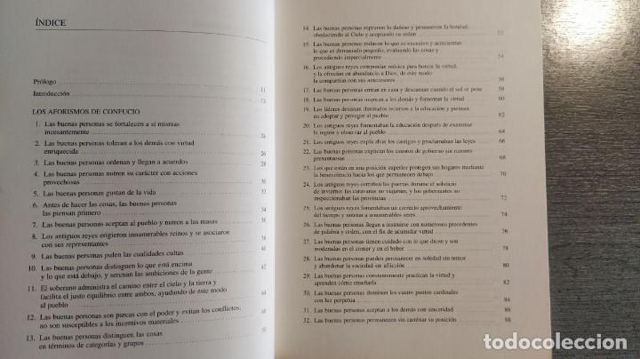Libros antiguos: EL ARTE DE SER HUMANO. CONFUCIO. Version de THOMAS CLEARY. Tikal Ediciones. - Foto 4