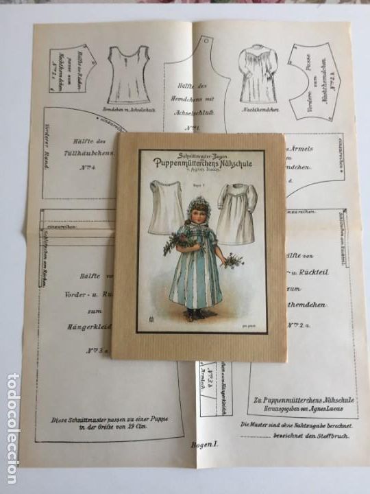 Libros antiguos: PUPPENM&Uuml;TTERCHENS N&Auml;HSCHULE von Agnes Lucas - Foto 5