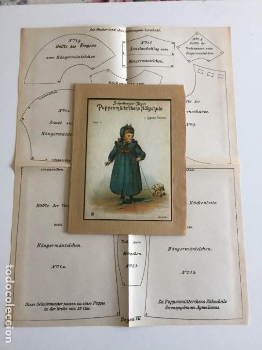 Libros antiguos: PUPPENM&Uuml;TTERCHENS N&Auml;HSCHULE von Agnes Lucas - Foto 7