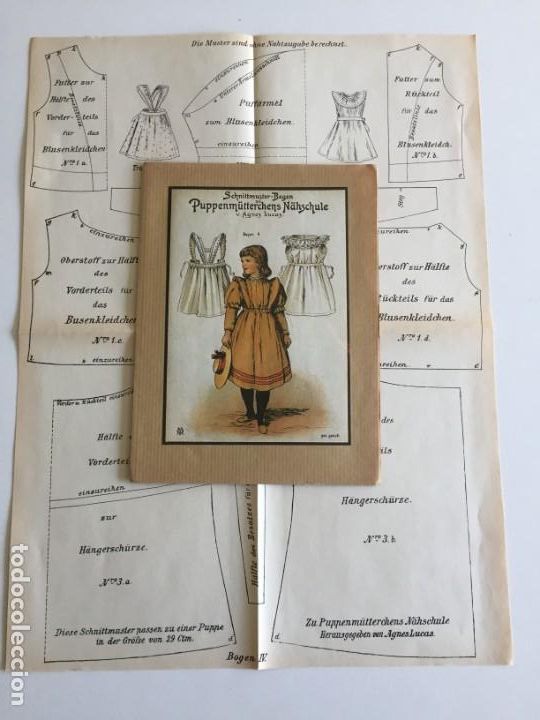 Libros antiguos: PUPPENM&Uuml;TTERCHENS N&Auml;HSCHULE von Agnes Lucas - Foto 10