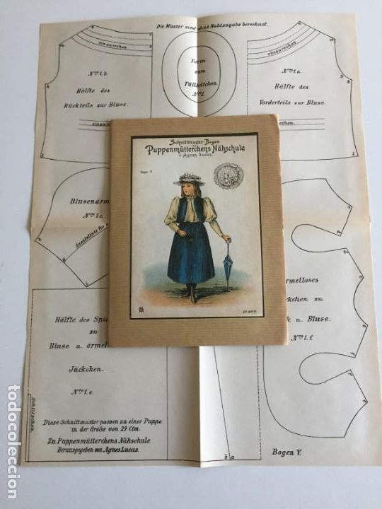 Libros antiguos: PUPPENM&Uuml;TTERCHENS N&Auml;HSCHULE von Agnes Lucas - Foto 11