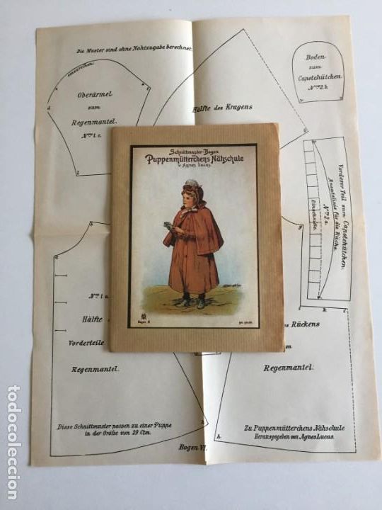 Libros antiguos: PUPPENM&Uuml;TTERCHENS N&Auml;HSCHULE von Agnes Lucas - Foto 12