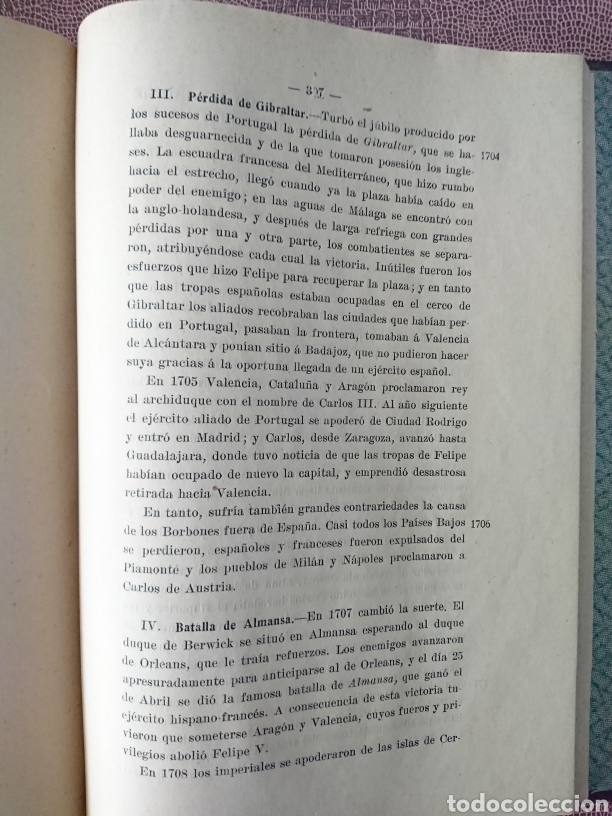 Libros antiguos: Compendio de historia de Espa&ntilde;a - Foto 6
