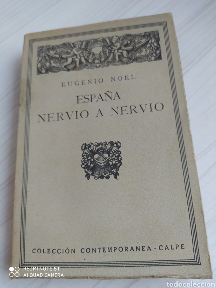 Libros antiguos: ESPA&Ntilde;A NERVIO A NERVIO. EUGENIO NOEL. - Foto 1