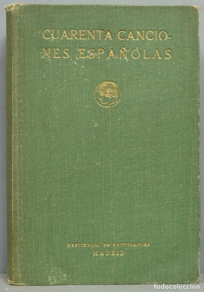 Libros antiguos: 1924.- CUARENTA CANCIONES ESPA&Ntilde;OLAS. TORNER - Foto 1
