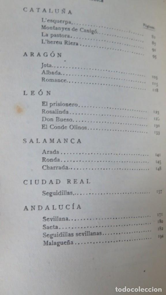 Libros antiguos: 1924.- CUARENTA CANCIONES ESPA&Ntilde;OLAS. TORNER - Foto 5