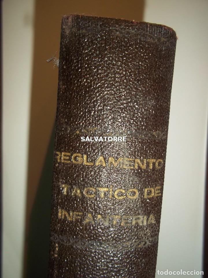 Old books: REGLAMENTO TACTICO DE INFANTERIA.EMPLEO FUSIL AMETRALLADOR HOTCHKISS  DOS TOMOS EN 1. 1929