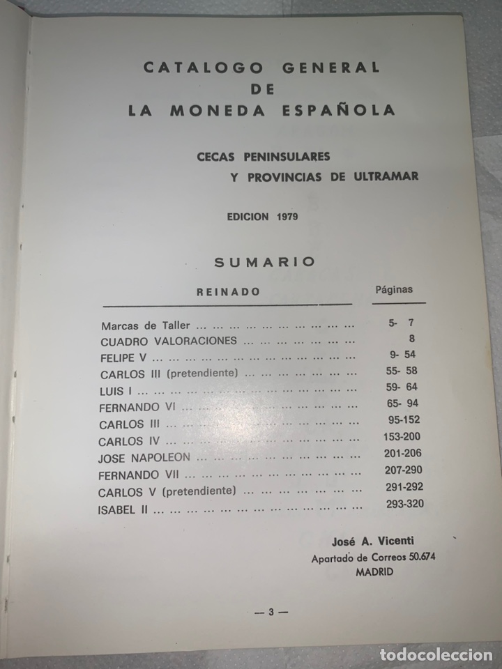 Libros antiguos: L- Cat&aacute;logo General de la Moneda Espa&ntilde;ola, edici&oacute;n 1978-1979 - Foto 3