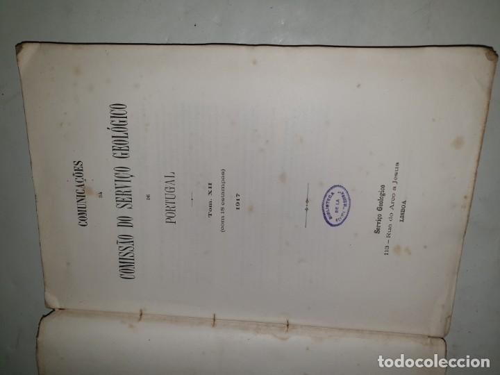 Libros antiguos: COMISSAO DO SERVICIO GEOLOGICO 1917 - Foto 3
