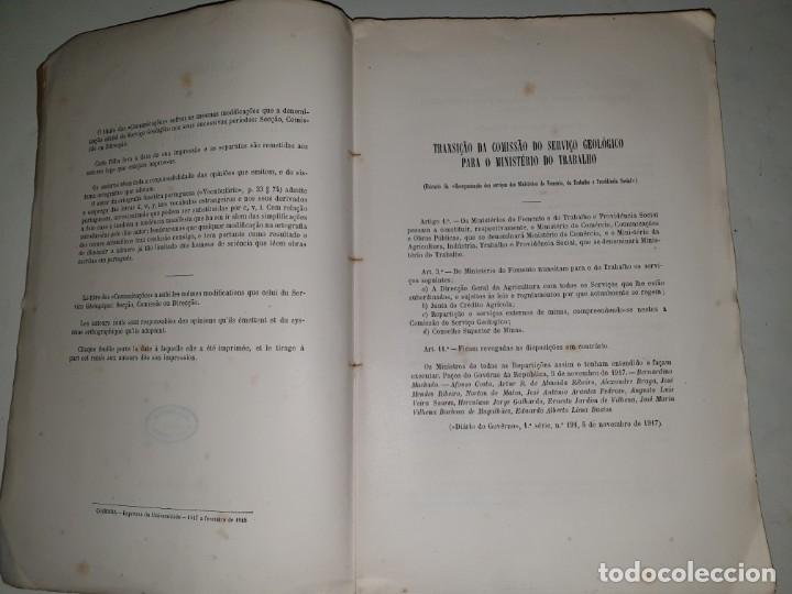 Libros antiguos: COMISSAO DO SERVICIO GEOLOGICO 1917 - Foto 4