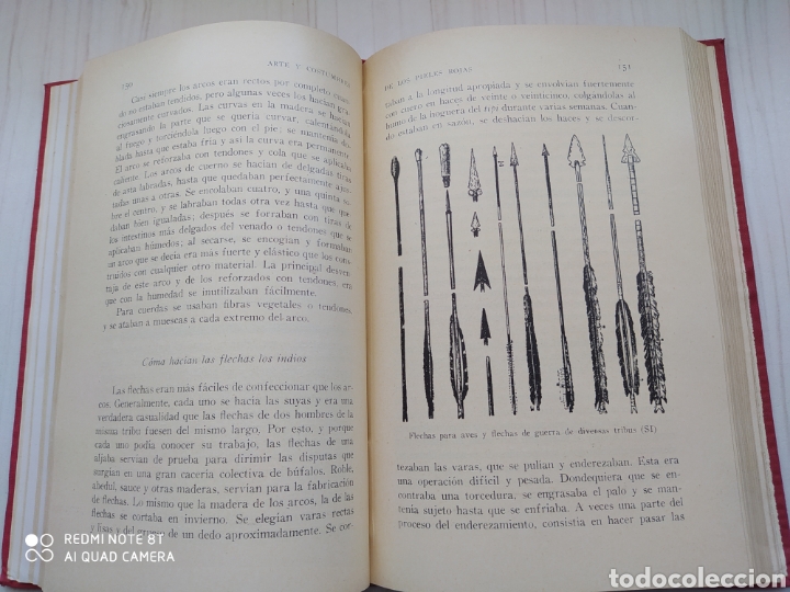 Libros antiguos: ARTE Y COSTUMBRES DE LOS PIELES ROJAS - Foto 7