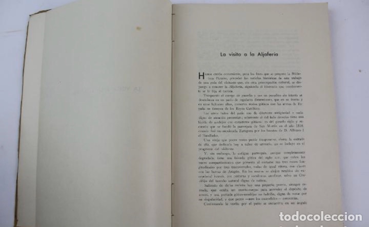 Libros antiguos: L-1267. LA ALJAFERIA, HERMANOS ALBAREDA.1935. - Foto 3