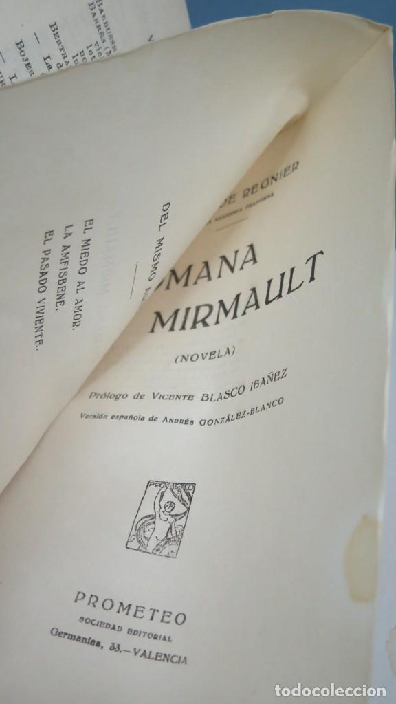 Libros antiguos: ROMANA MIRMAULT. HENRI DE REGNIER - Foto 2