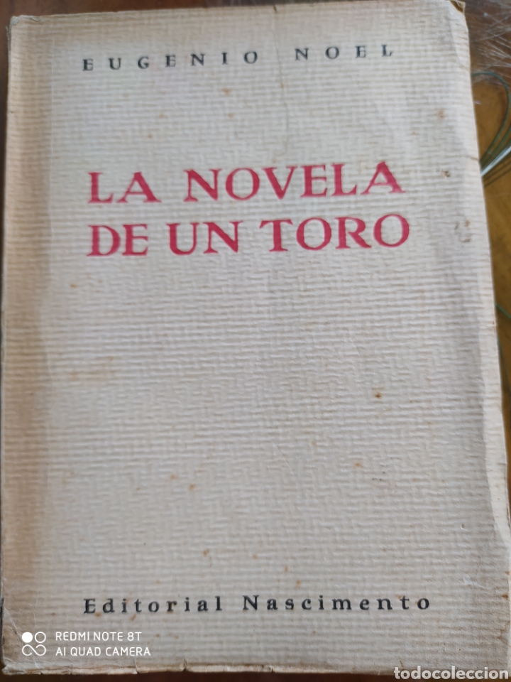 Libros antiguos: LA NOVELA DE UN TORO - EUGENIO NOEL - Foto 1