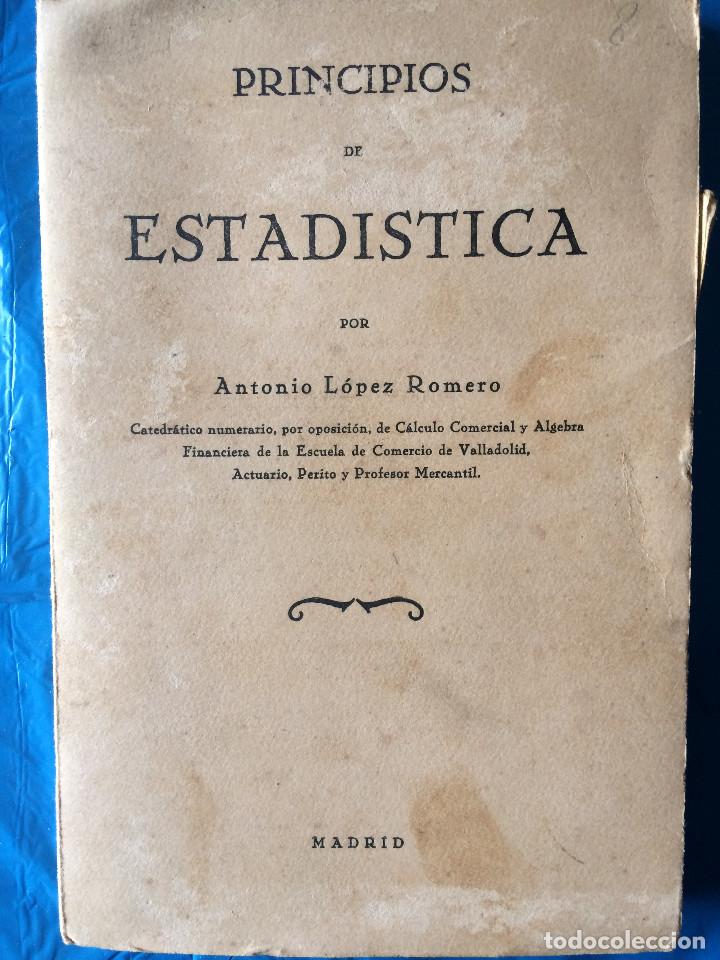 Libros antiguos: ESTADISTICA, CAUSAS ETC... - Foto 1