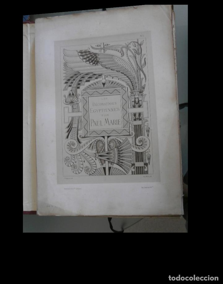 Libros antiguos: Les decorations &Eacute;gyptiennes. Paul Marie - Foto 1