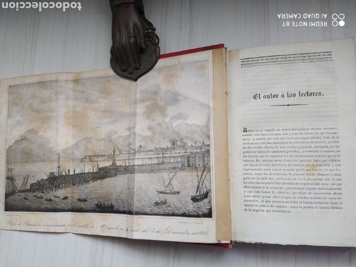 Libros antiguos: SUCESOS DE BARCELONA 1842 - ADRIANO - Foto 4