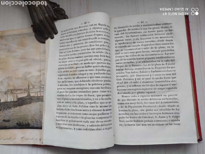 Libros antiguos: SUCESOS DE BARCELONA 1842 - ADRIANO - Foto 5