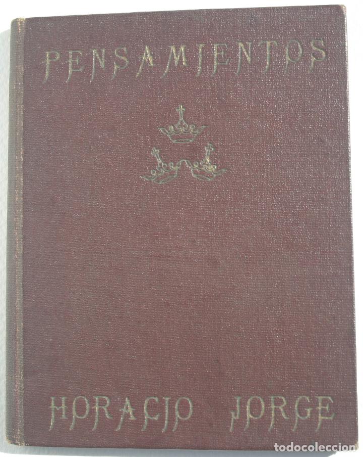 Libros antiguos: Pensamientos - Horacio Jorge y Jordan - Foto 1