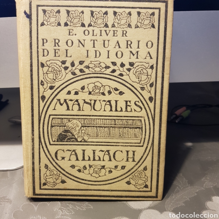 Libros antiguos: Prontuario del idioma. Manuales Gallach. - Foto 1