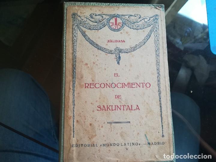 Libros antiguos: EL RECONOCIMIENTO DE SAKUNTALA - Foto 1