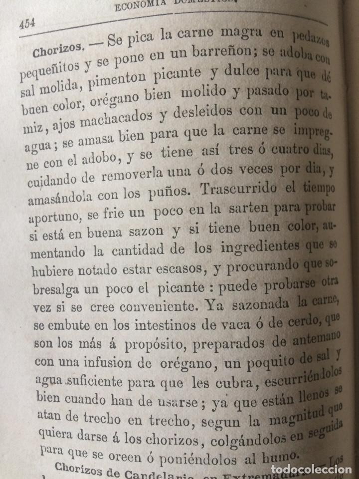 Libros antiguos: COCINA ESPA&Ntilde;OLA 1885 - Foto 4