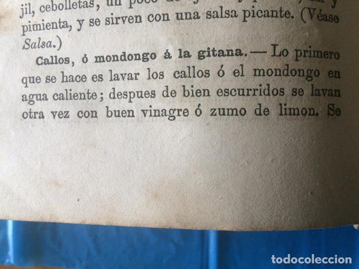 Libros antiguos: COCINA ESPA&Ntilde;OLA 1885 - Foto 5