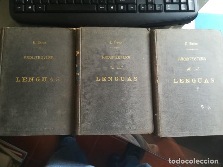 Libros antiguos: ARQUITECTURAS DE LAS LENGUAS - 1920 - Foto 2