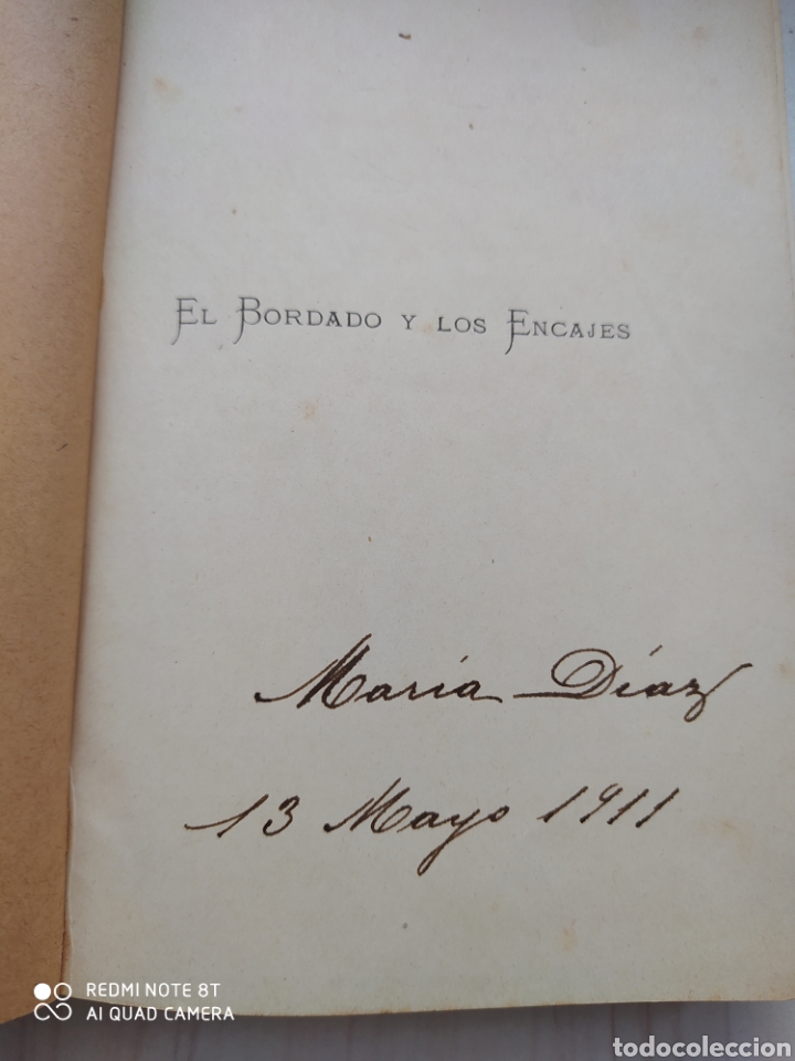 Libros antiguos: EL BORDADO Y LOS ENCAJES - LEF&Eacute;BURE - Foto 2