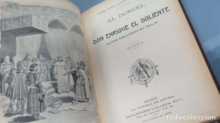 Libros antiguos: EL DONCEL DE D. ENRIQUE EL DOLIENTE. LARRA. CALLEJA - Foto 2