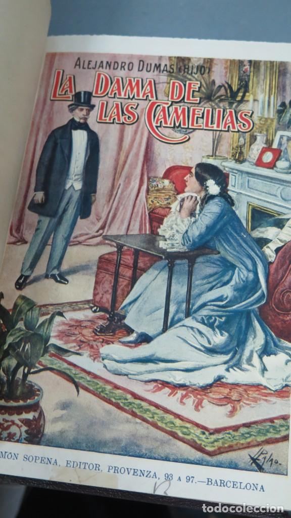 Libros antiguos: LA DAMA DE LAS CAMELIAS. DUMAS. SOPENA - Foto 3