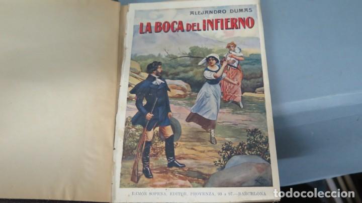 Libros antiguos: LA BOCA DEL INFIERNO. DUMAS. SOPENA - Foto 2