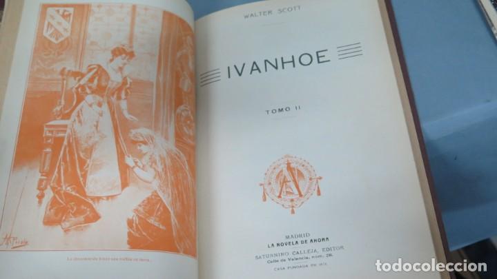 Libros antiguos: IVANHOE. SCOTT. CALLEJA - Foto 3
