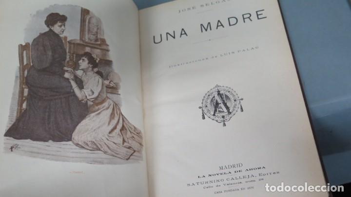 Libros antiguos: UNA MADRE. SELGAS. CALLEJA - Foto 2