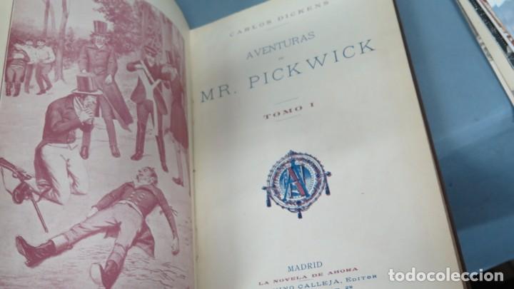 Libros antiguos: AVENTURAS DE MR. PICKWICK. DICKENS. CALLEJA - Foto 2