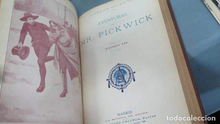 Libros antiguos: AVENTURAS DE MR. PICKWICK. DICKENS. CALLEJA - Foto 5