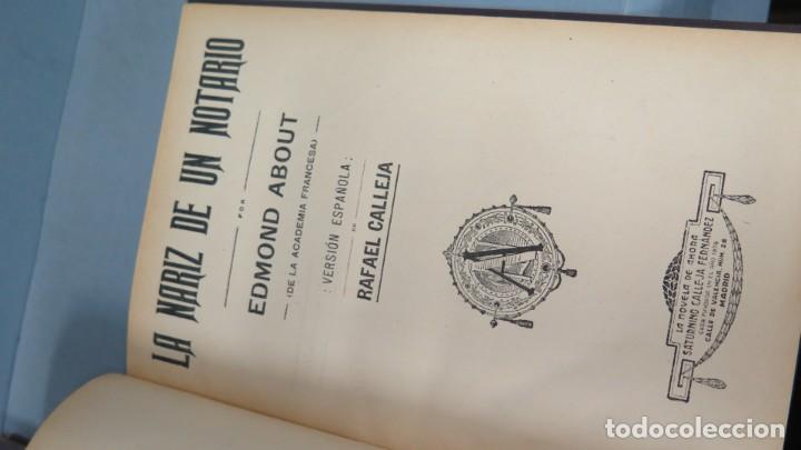 Libros antiguos: LA NARIZ DE UN NOTARIO. ABOUT. CALLEJA - Foto 2
