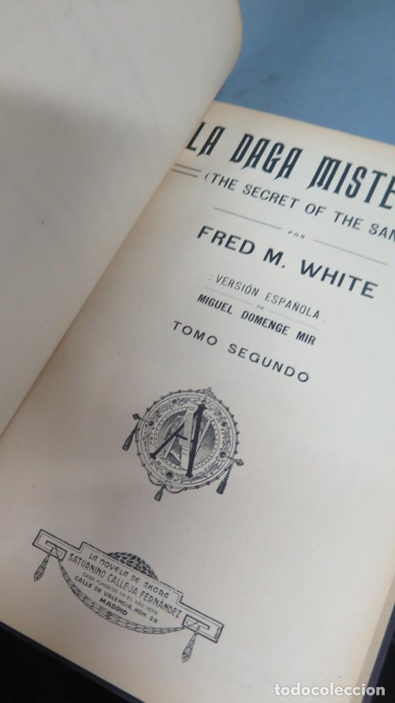 Libros antiguos: LA DAGA MISTERIOSA. WHITE. CALLEJA - Foto 3