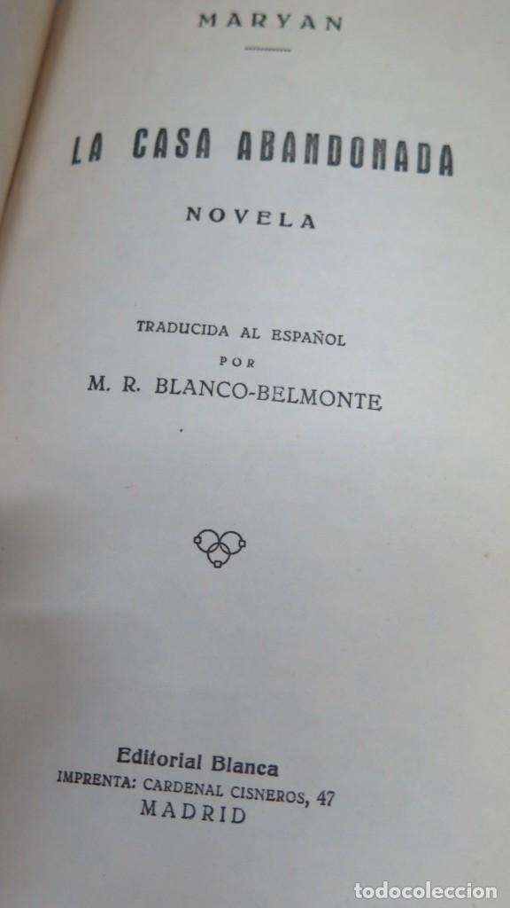 Libros antiguos: LA CASA ABANDONADA. MARYAN - Foto 2