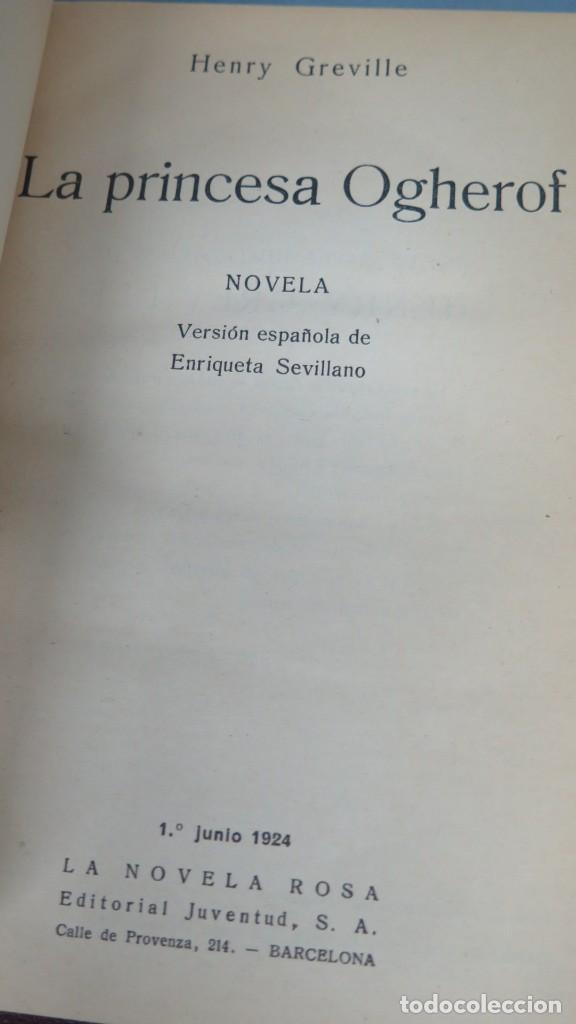 Libros antiguos: LA PRINCESA OGHEROF. GREVILLE - Foto 2