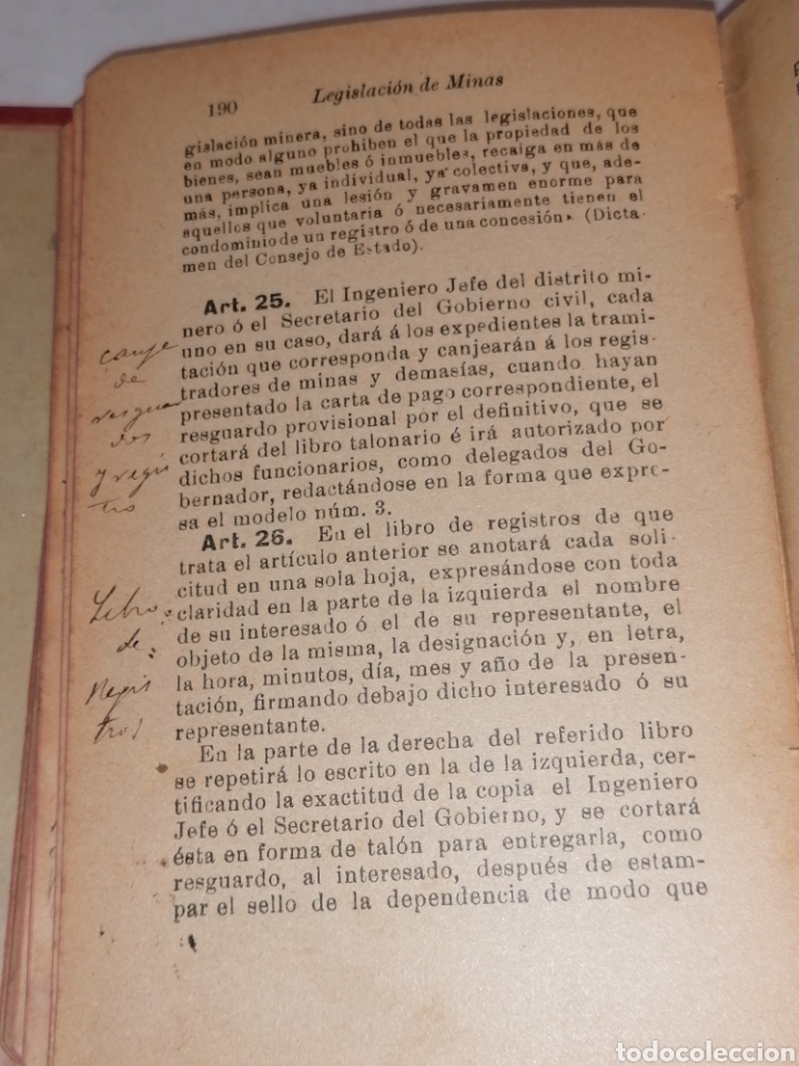 Libros antiguos: Legislaci&oacute;n de minas 1914 - Foto 6