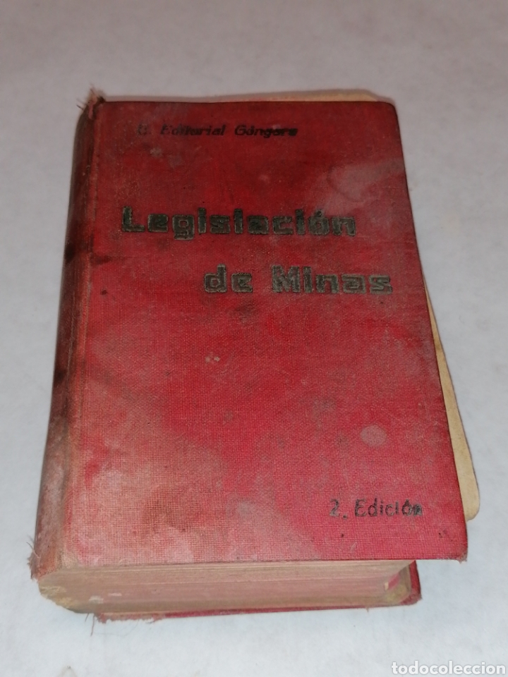 Libros antiguos: Legislaci&oacute;n de minas 1914 - Foto 1