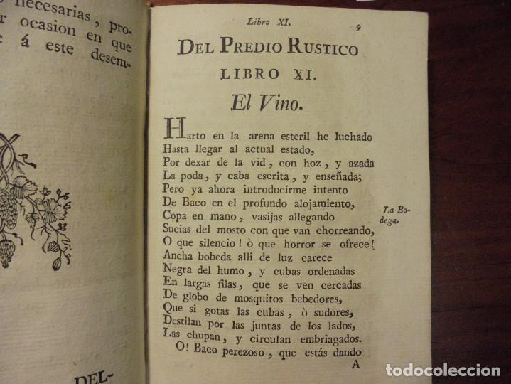 Libros antiguos: VINO. ENOLOG&Iacute;A. VANIERE. 1793 - Foto 2