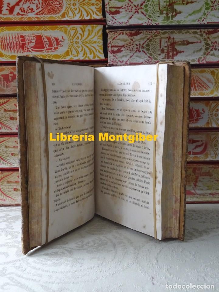 Libros antiguos: CAUSERIES .  2 Tomos en 1 Volumen  .  Autor :  Dumas, Alexandre - Foto 8