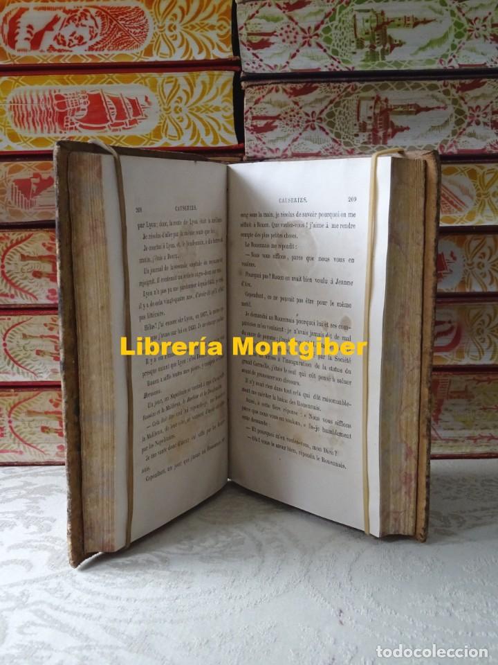 Libros antiguos: CAUSERIES .  2 Tomos en 1 Volumen  .  Autor :  Dumas, Alexandre - Foto 9