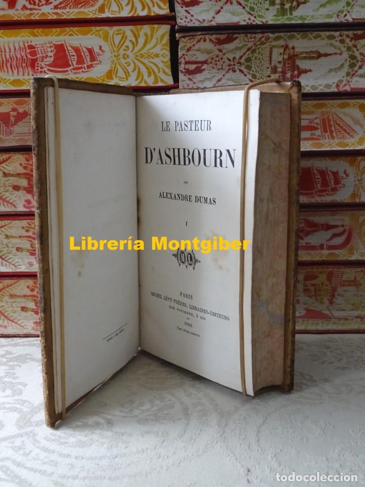 Libros antiguos: LE PASTEUR DASHBOURN  2 tomos en 1 vol.  .  Autor : DUMAS , ALEXANDRE - Foto 6
