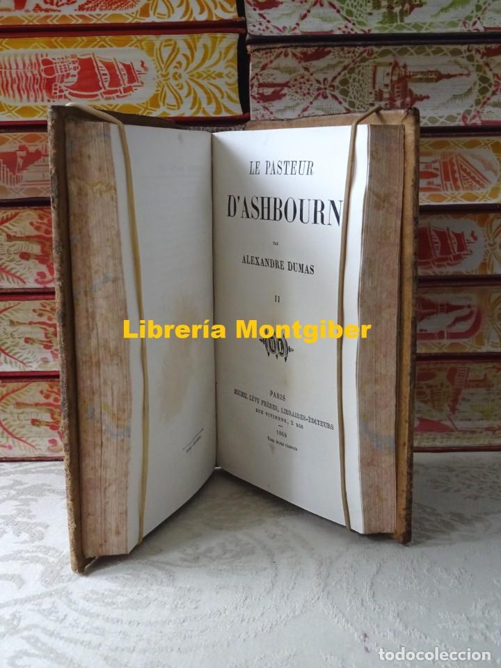 Libros antiguos: LE PASTEUR DASHBOURN  2 tomos en 1 vol.  .  Autor : DUMAS , ALEXANDRE - Foto 9